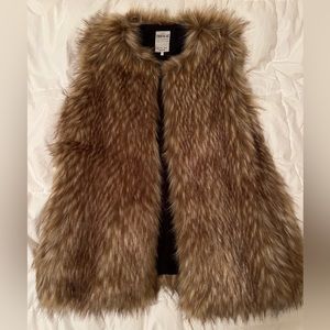 Zara Trafaluc Faux Fur Vest